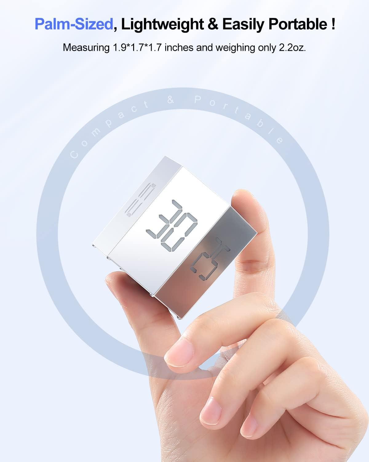 image:imageTicktime Pomodoro Timer Productivity Timer Cube 51525304560 Min Presets Custom Countdown amp Stopwatch 1s99m59s SoundVibrationSilent Magnetic Rechargeable for ADHD Study WorkVioletGray