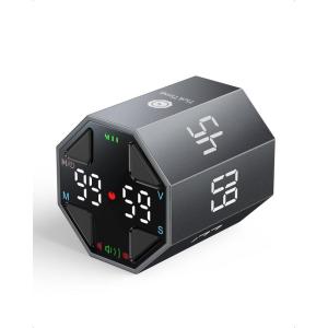 image:imageTicktime Pomodoro Timer Cube Custom Pomodoro Pause amp Resume Silent Vibrate amp Adjustable Sound Alert for ADHD Task Work Study 351015304560min amp Custom Countdown BlueGray